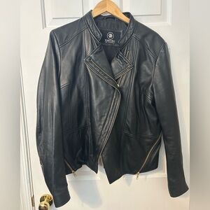 Whet Blu Asymmetric Biker Jacket 2X